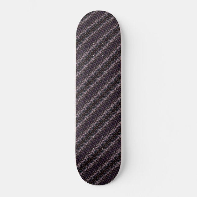 Black Ripples Mini Skateboard Bräda 18,5 Cm (Framsida)