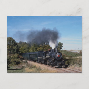 Black River och Western Railroad, 2-8-0, nära Ring Vykort