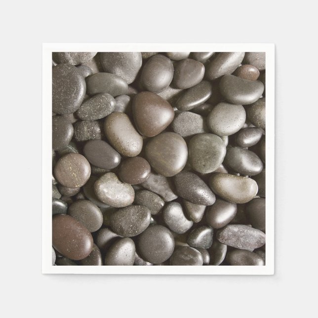 Black River Sten Nature Zen Pebble Pappersservett (Framsidan)