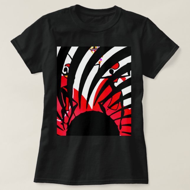 Black Ro Blouse T Shirt (Design framsida)