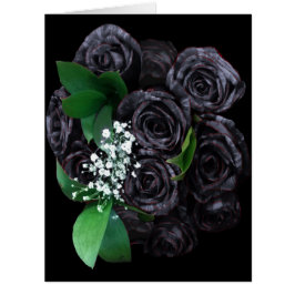 BLACK RO BOUQUET JUMBO KORT