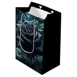 Black Ro Grönt Blommigt Flowers