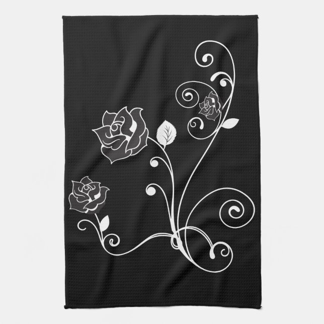 Black Ro Kitchen Towel Kökshandduk (Vertikal)