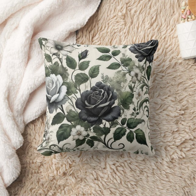 Black ro kudde (Filt)