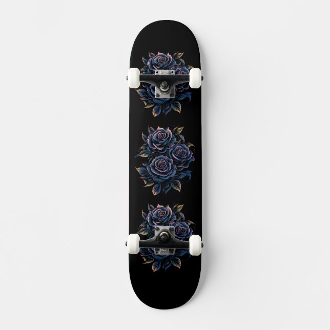 Black Ro Mini Skateboard Bräda 18,5 Cm (Framsida)