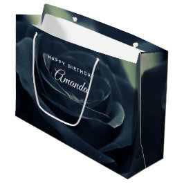 Black Ro Mörk Gothic Flower Photo Birthday