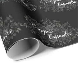 Black Ro Mörk Gothic Studentfest Presentpapper