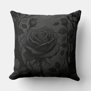 Black Ro Motif 2 Kudde