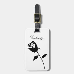 Black Ro Valentine Flower Thunder_Cove Bagagebricka