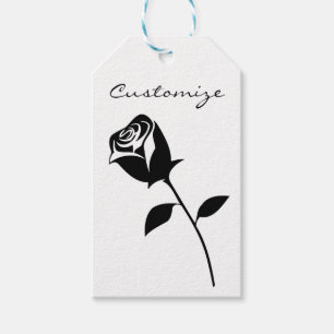 Black Ro Valentine Flower Thunder_Cove Presentetikett