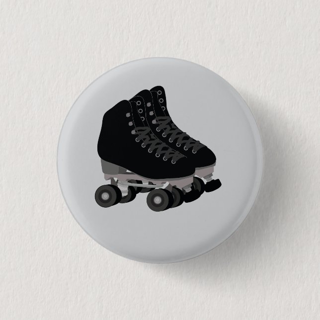 Black Rollerskates Button Knapp (Framsida)