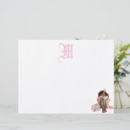 Black Romantik Bok Älskare Personlig Letterhead Brevhuvud