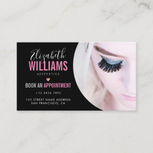 Black Rosa Beauty Aesthetics med Photo Loyalty & Visitkort