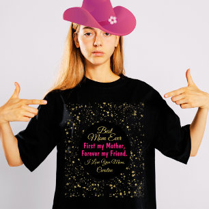 Black Rosa Best Mamma någonsin Modern Mors dag Kid T Shirt