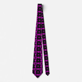 Black & Rosa Blommigt Hawaiian tie manar's Slips