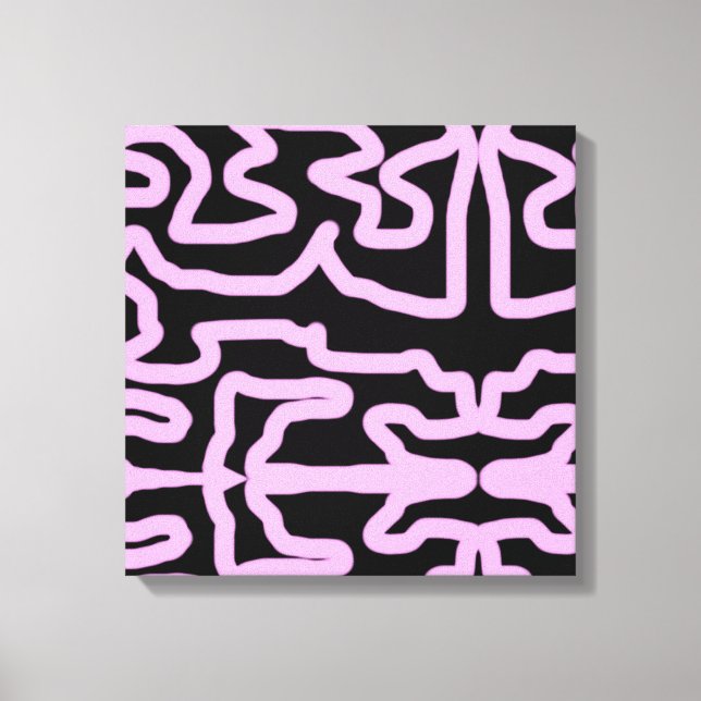 Black rosa canvastryck (Framsida)