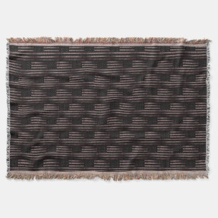 Black Rosa Grunge Vintage American Flagga Filt