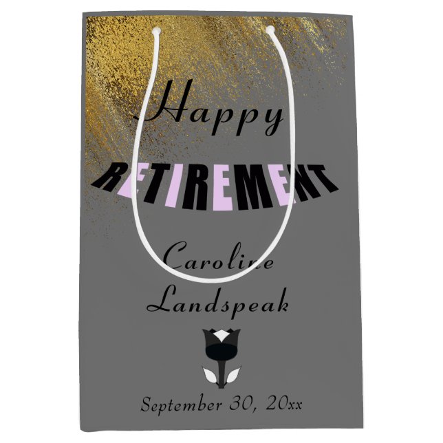 Black Rosa Lycklig Pension Glitter och Black Tulip (Framsidan)