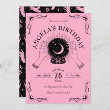 Black rosa magi måne kristaller boll födelsedag