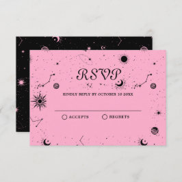 Black rosa magi måne kristaller boll OSA kort