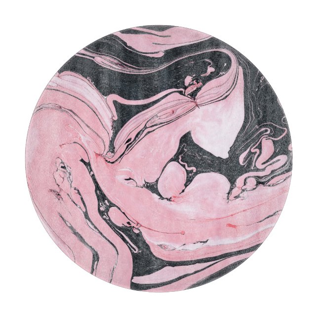 Black Rosa Marble: Abstrakt Art (Framsidan)