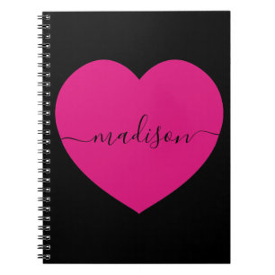 Black rosa namn kärlek Diary journal hemlig Anteckningsbok