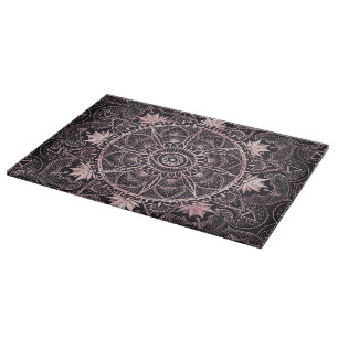 Black Rosa Öga Mandala
