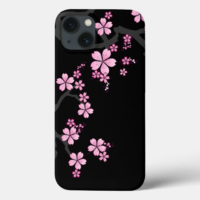Black Rosa Sakura japanese design: (Baksida)