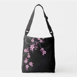 Black Rosa Sakura japanese design: Axelväska
