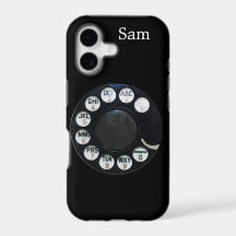Black Rotary Dial iPhone 5 Fodral