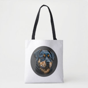 Black Rottweiler Tygkasse