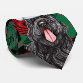 Black Russian Terrier Hund Grönt Play-jul Slips