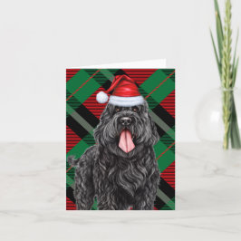 Black Russian Terrier Hund jul-Helgdag Play Helgkort