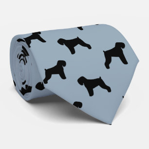 Black Russian Terrier Hund Silhouettes Mönster Slips