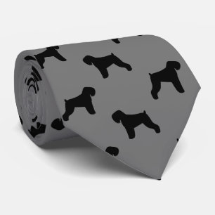 Black Russian Terrier Hund Silhouettes Mönster Slips