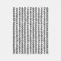 Black Rustic Tribal Mönster Blanket