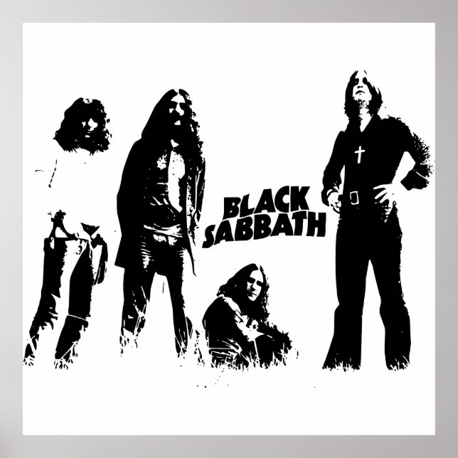 Black Sabbath Group Poster (Framsidan)