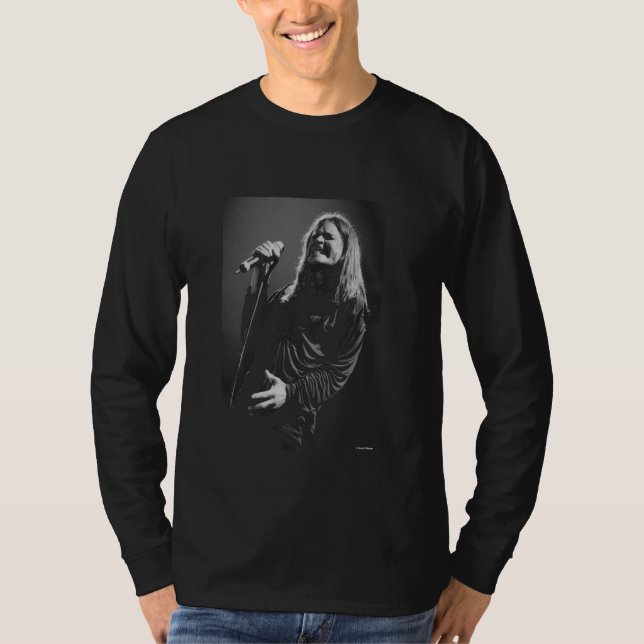 Black Sabbath Live Ozzy Osbourne av Andy Willsher T Shirt (Framsida)