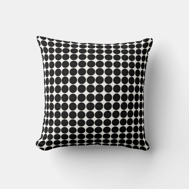 Black Safari Dot Pillow Kudde (Framsida)