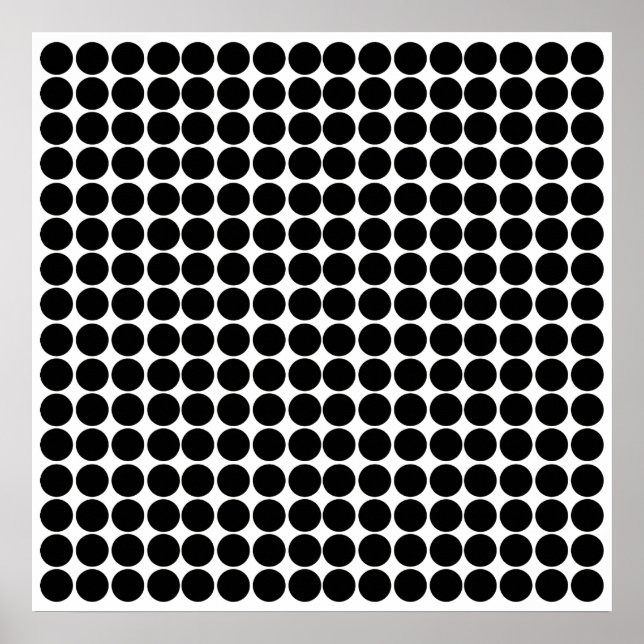 Black Safari Dot Poster (Framsidan)