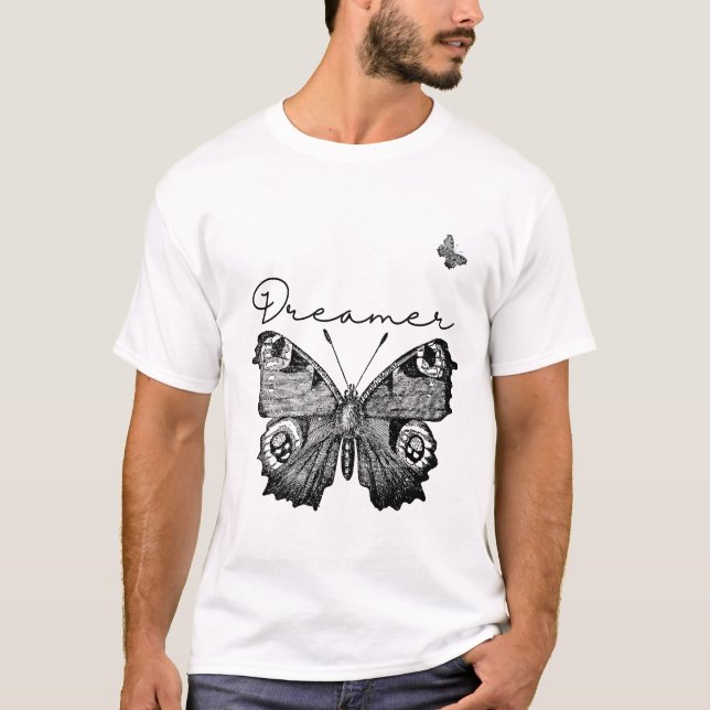 Black Sage Grönt Modern T-Shirt (Framsida)