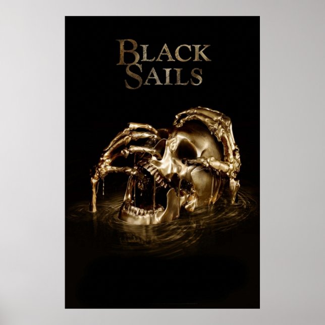 Black Sails Guld Poster (Framsidan)