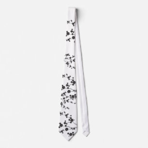 Black Sakura Cherry Blommars Flowers Oriental Zen Slips