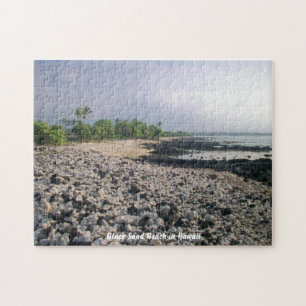 Black Sand Beach i Hawaii Pussel