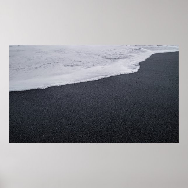 Black Sand Beach Poster (Framsidan)