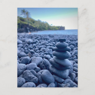 Black Sand Beach, Waianapanapa State Park, Maui Vykort