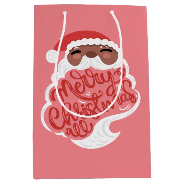 Black Santa | God jul Alla, Rosa (Framsidan)