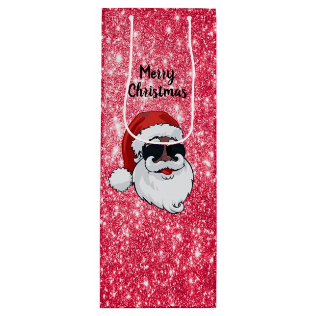 Black Santa Helgdag Gift Bah (Framsidan)