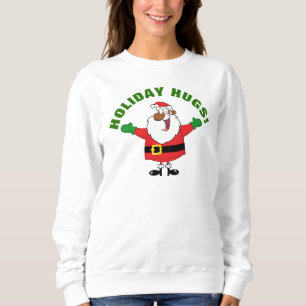 Black Santa Hugs Shirt T-shirt