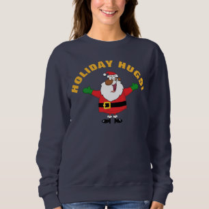 Black Santa Hugs Shirt Tee